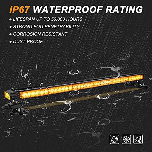 ASPL 38.5" 78 LED Strobe Light Bar Double Side Flashing
