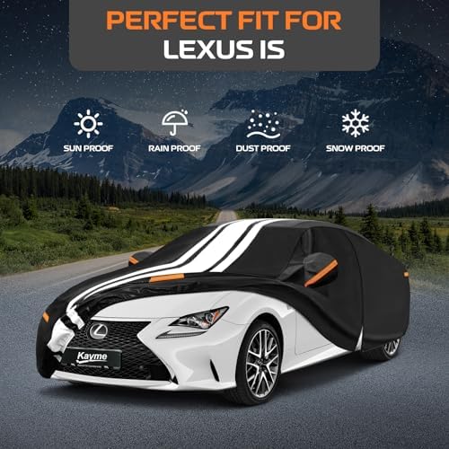Kayme Lexus is Car Cover Waterproof All Weather Heavy Duty