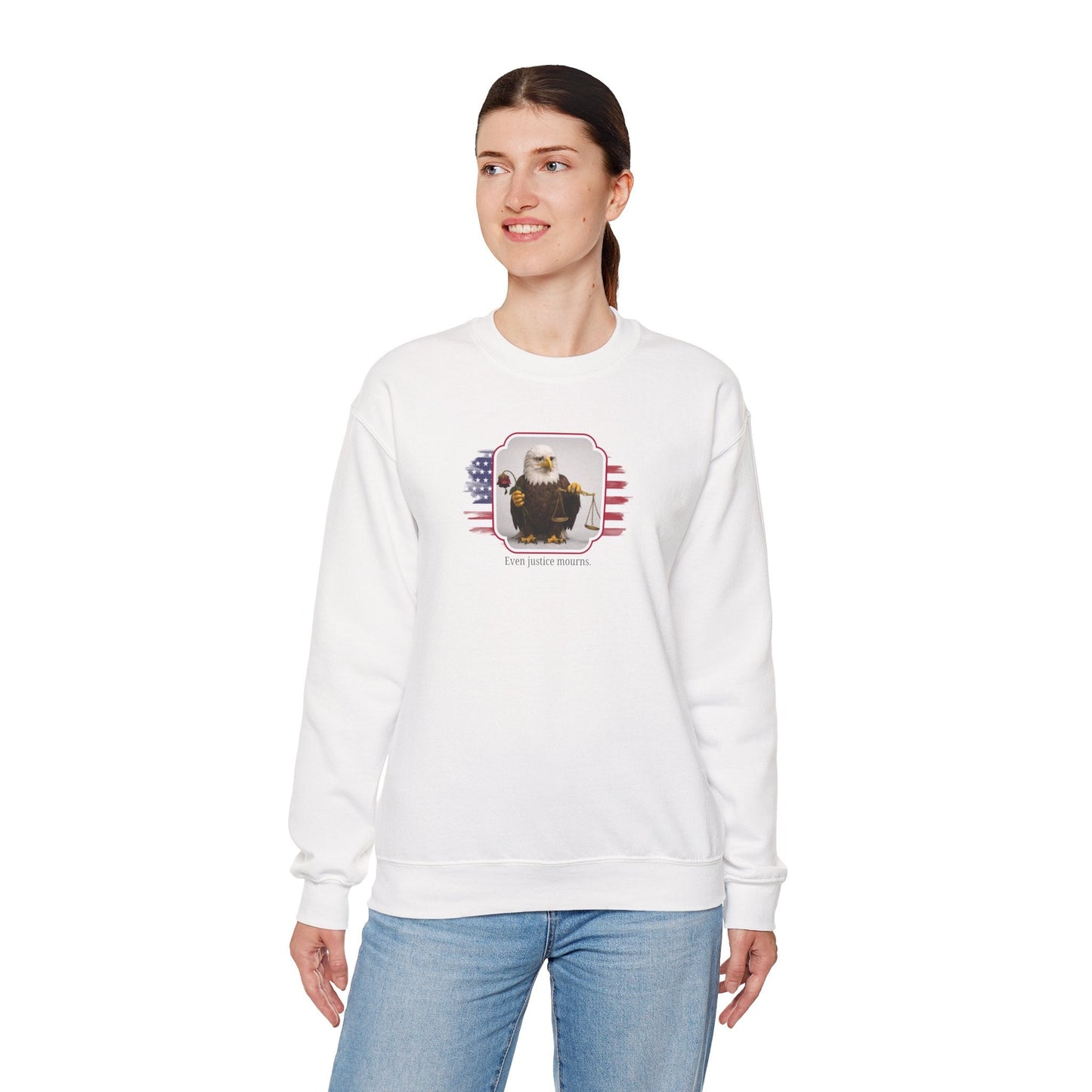 Even Justice Mourns Political Parody Sweatshirt