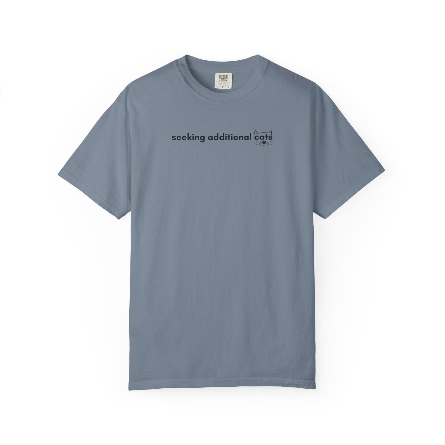 Seeking Additional Cats T-Shirt | Cat Lover Minimal Tee