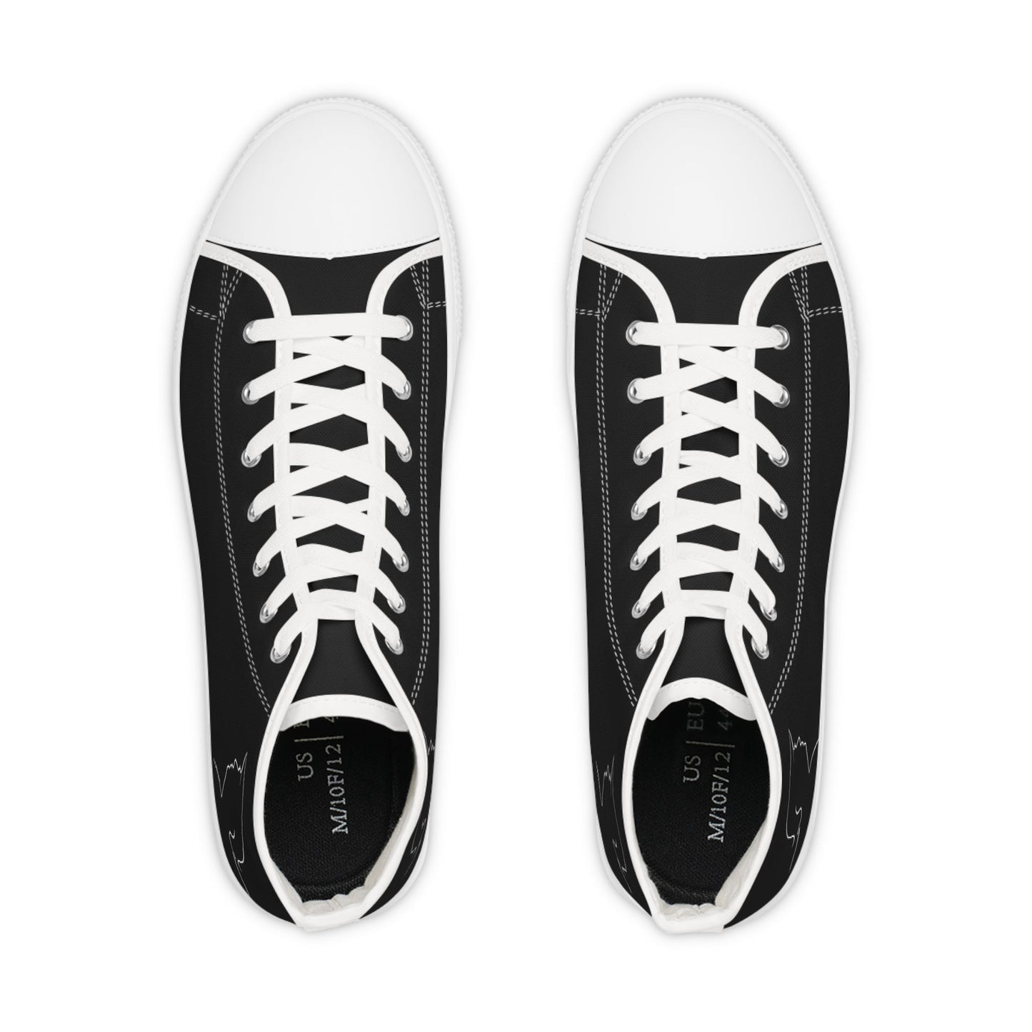 Quiet Confidence — Minimal Line High-Top Sneakers