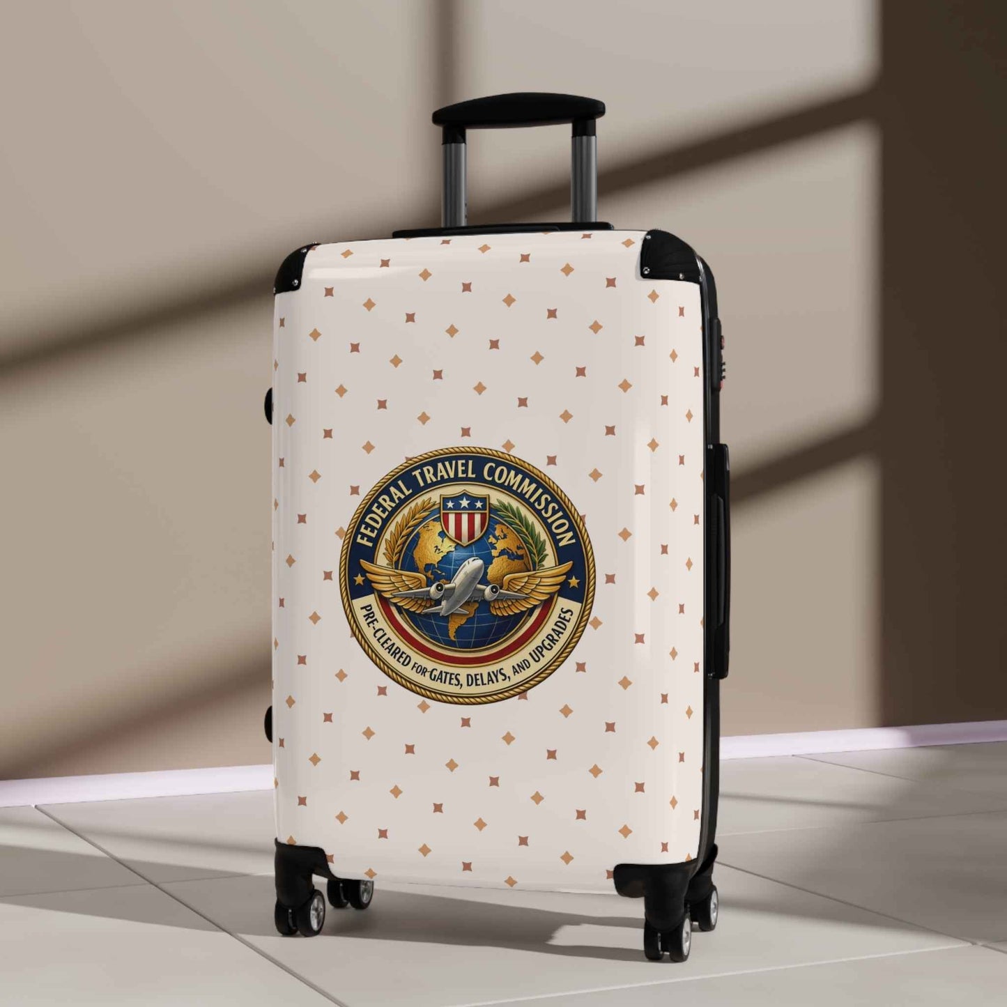 Federal Travel Commission Suitcase — Pre-Cleared for Chaos (and Upgrades)