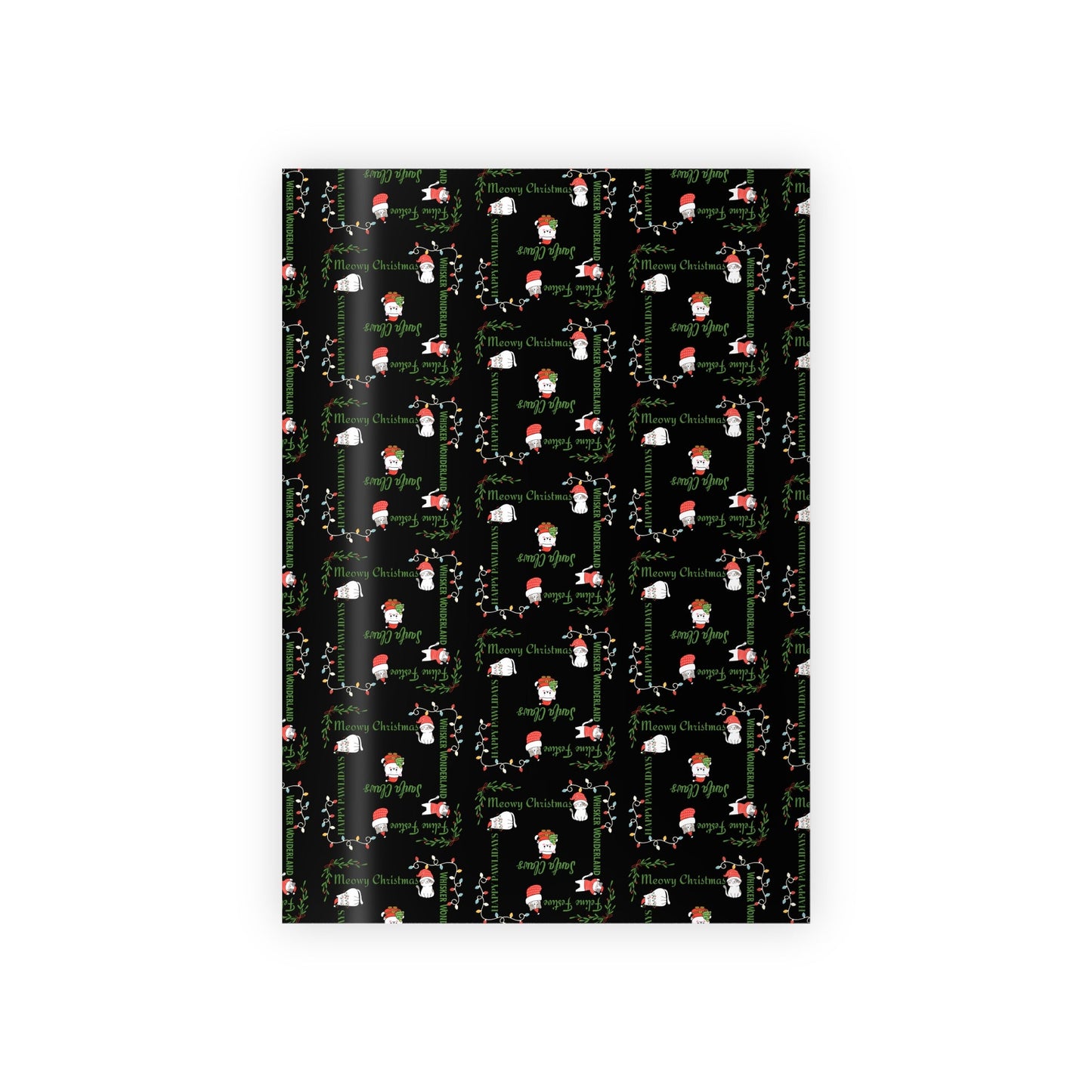 Cat Pun Christmas Gift Wrap Roll for Purr-fect Holiday Gift Giving