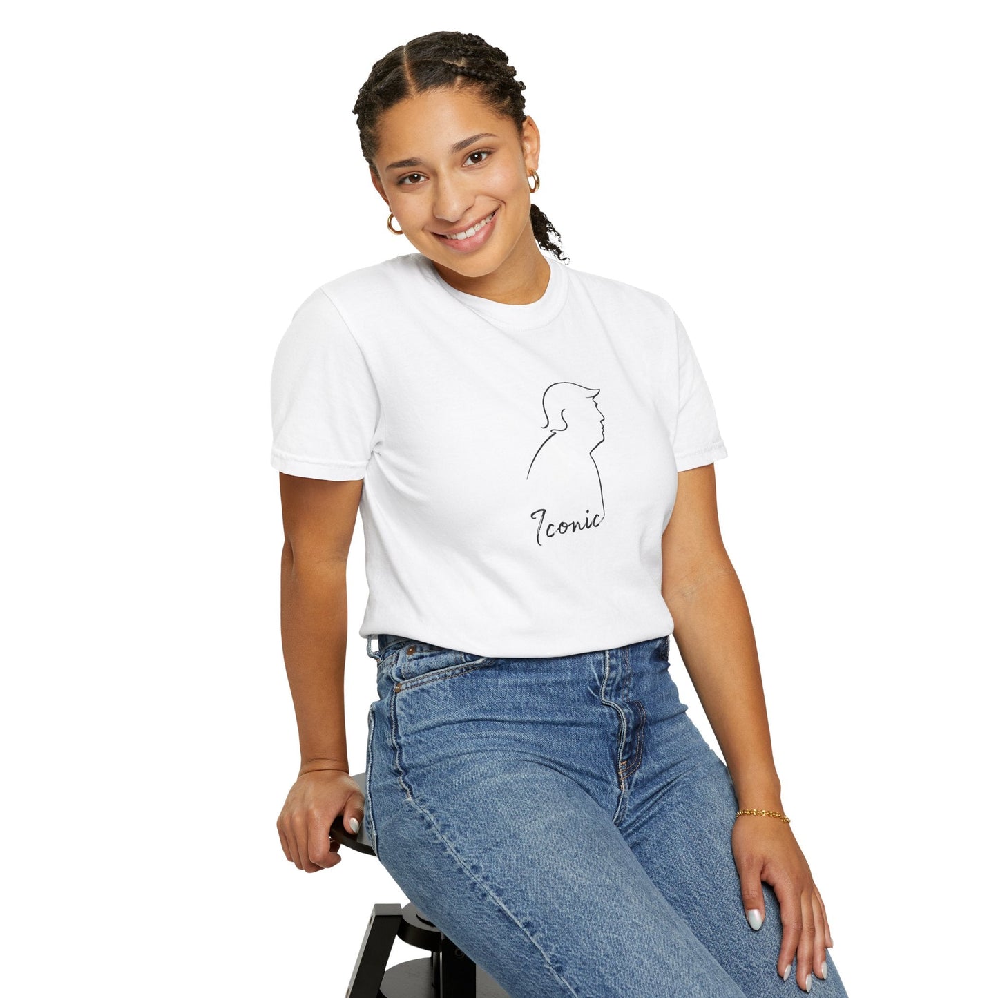 Iconic | Minimal Silhouette Statement T-Shirt