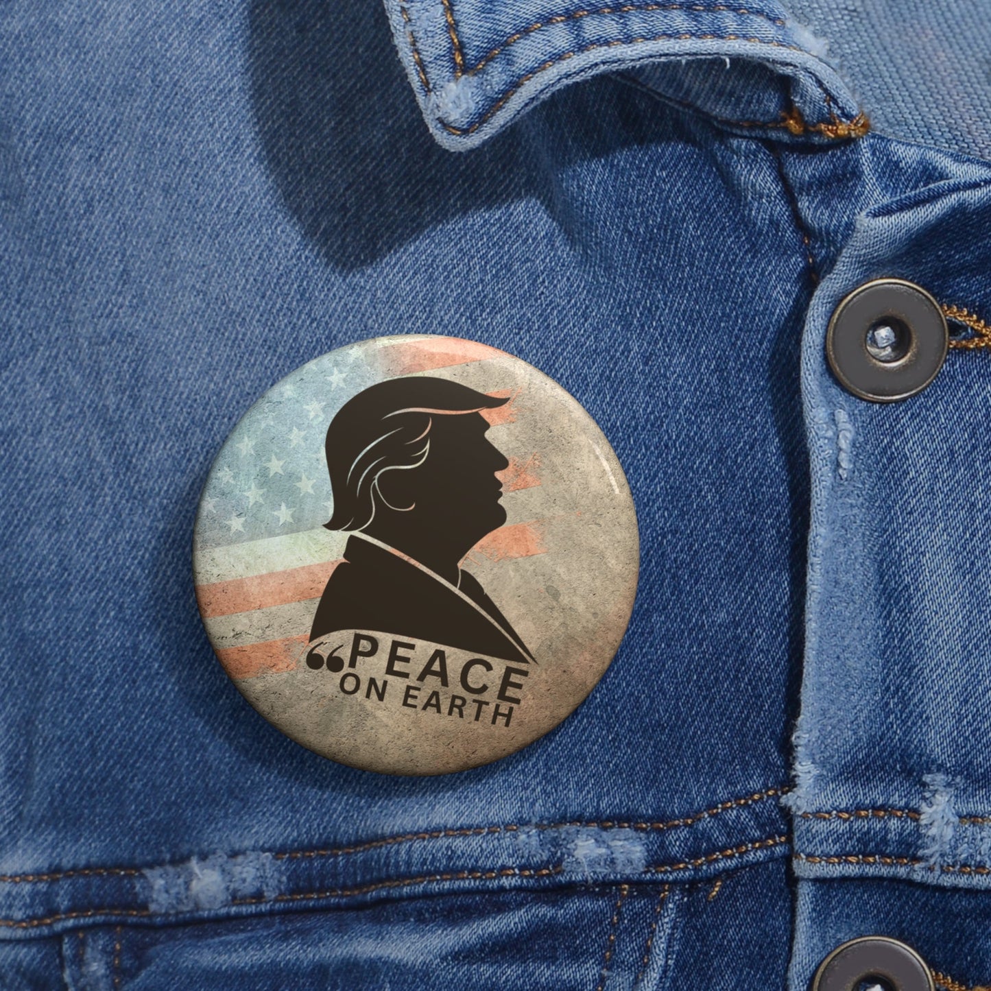 Peace on Earth Pinback Button