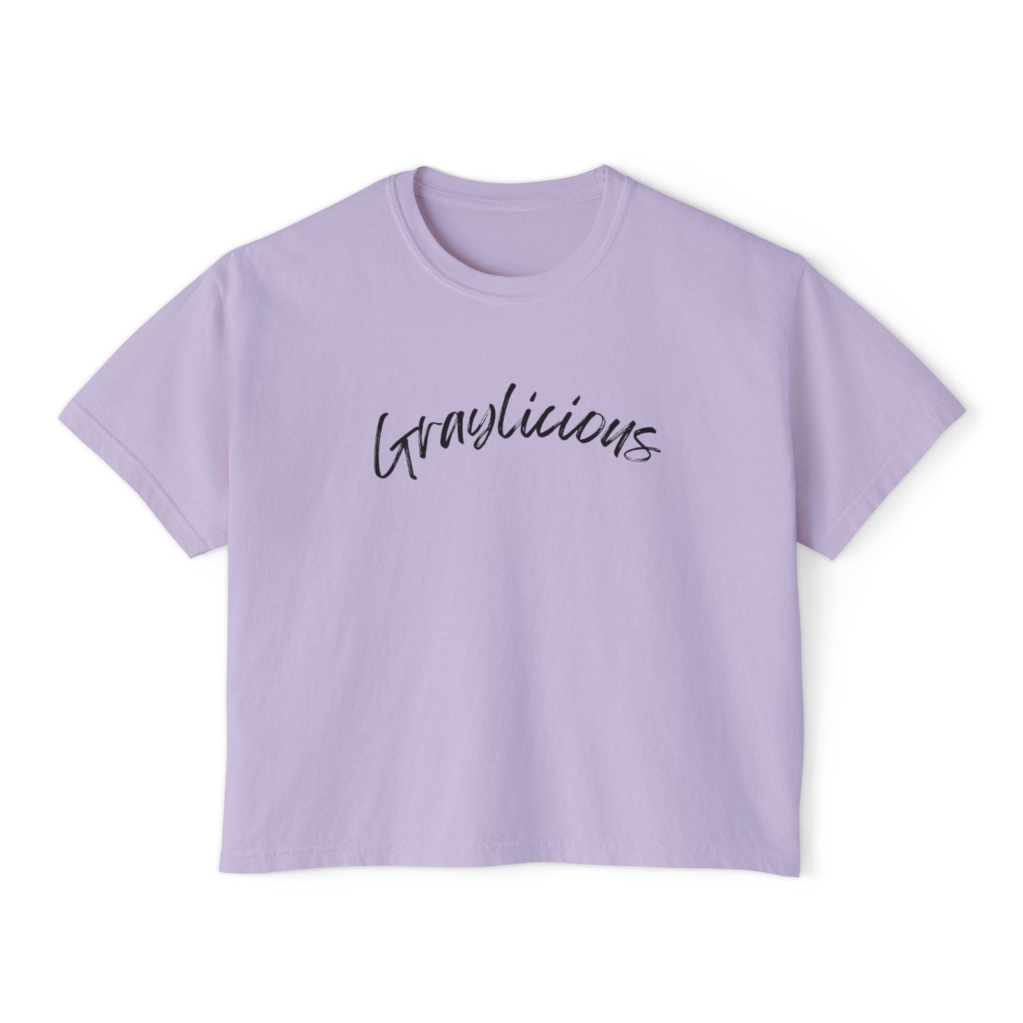 Women's Boxy Tee " Graylicious"