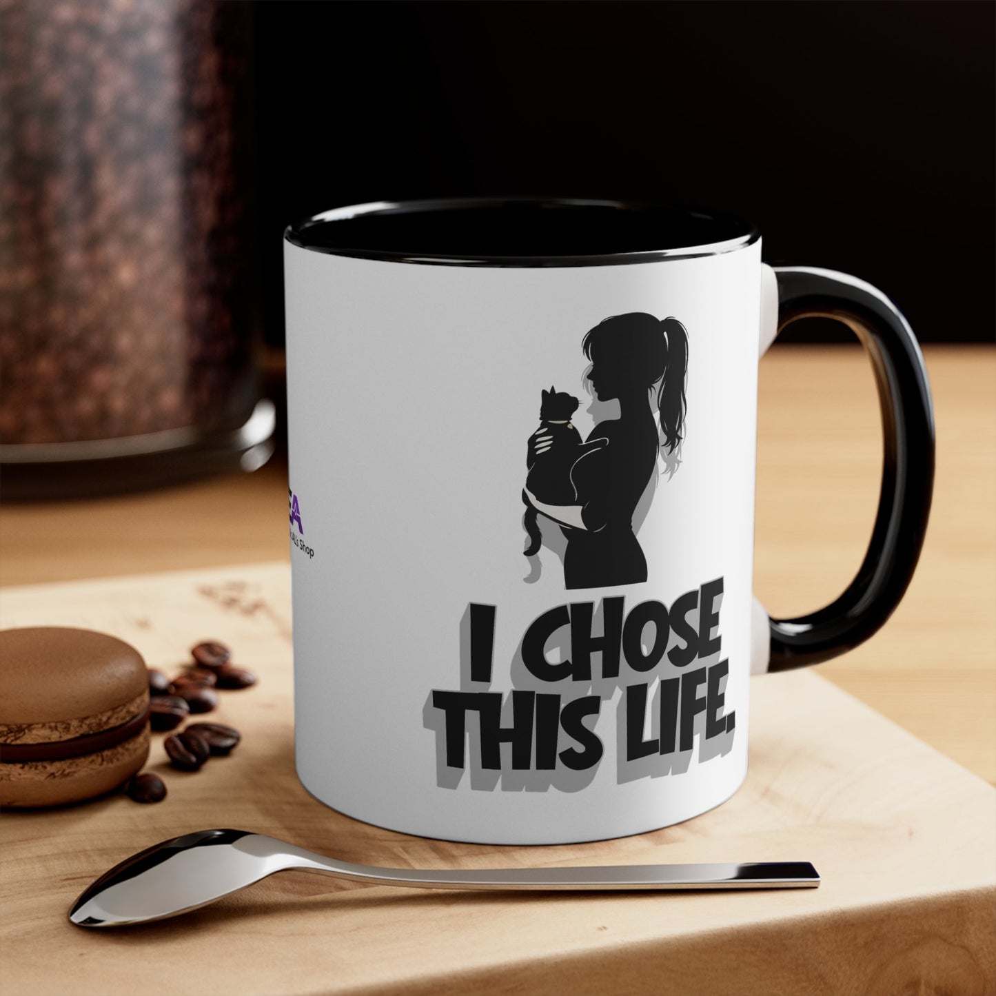 I Chose This Life Cat Lady Mug | Sassy Cat Lover Coffee Cup