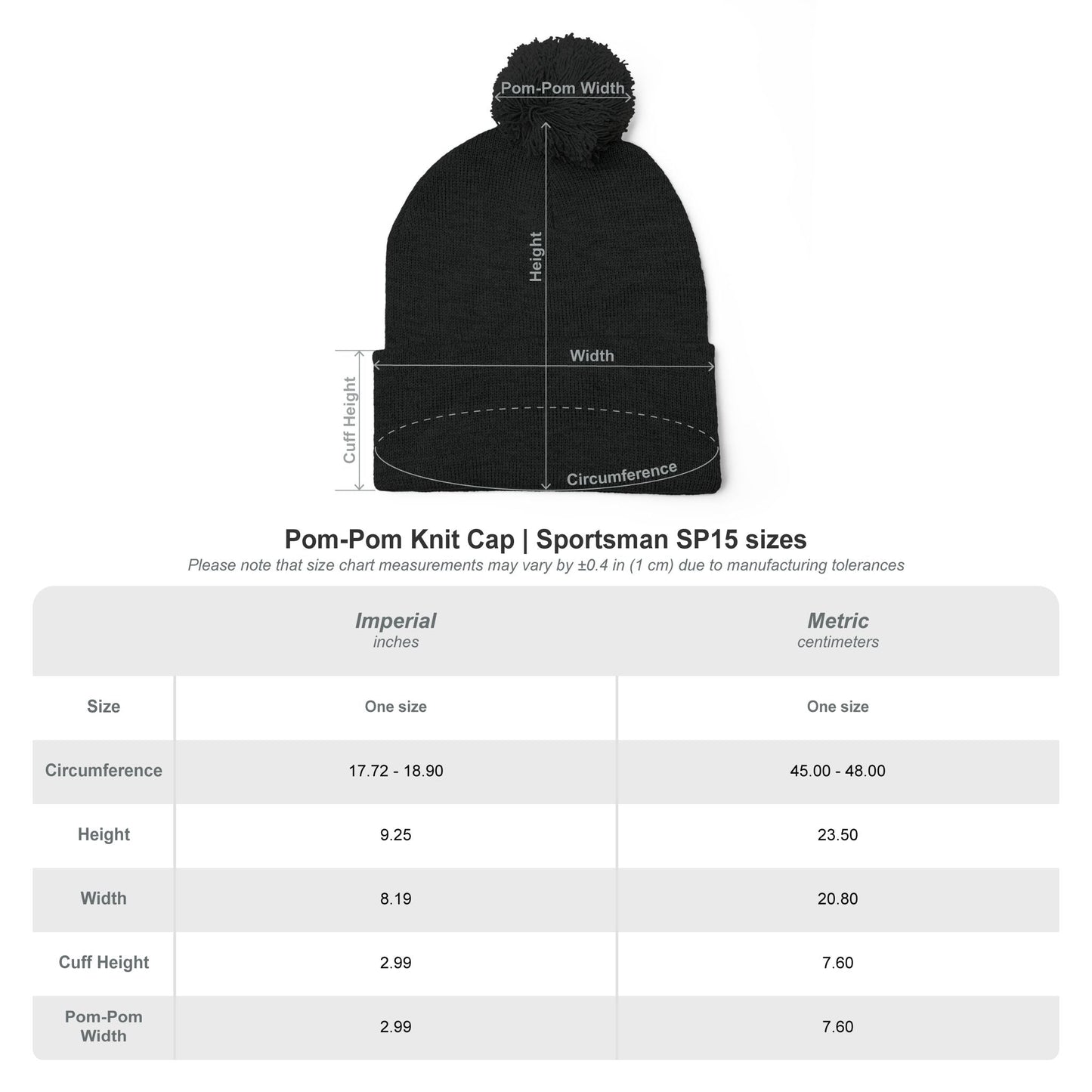 Still Here Pom-Pom Beanie – Epilepsy Awareness Knit Hat with Purple Ribbon