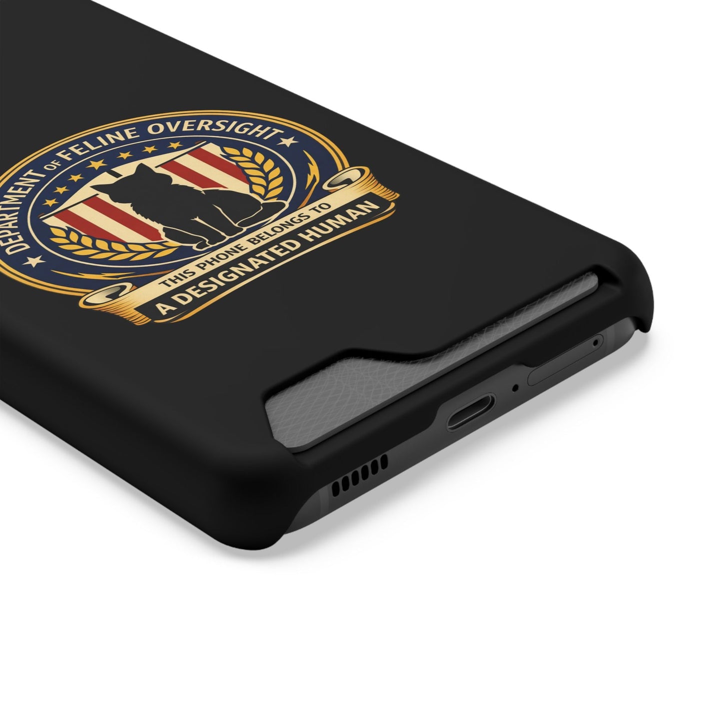Department of Feline Oversight MagSafe iPhone Case — Designated Human Edition