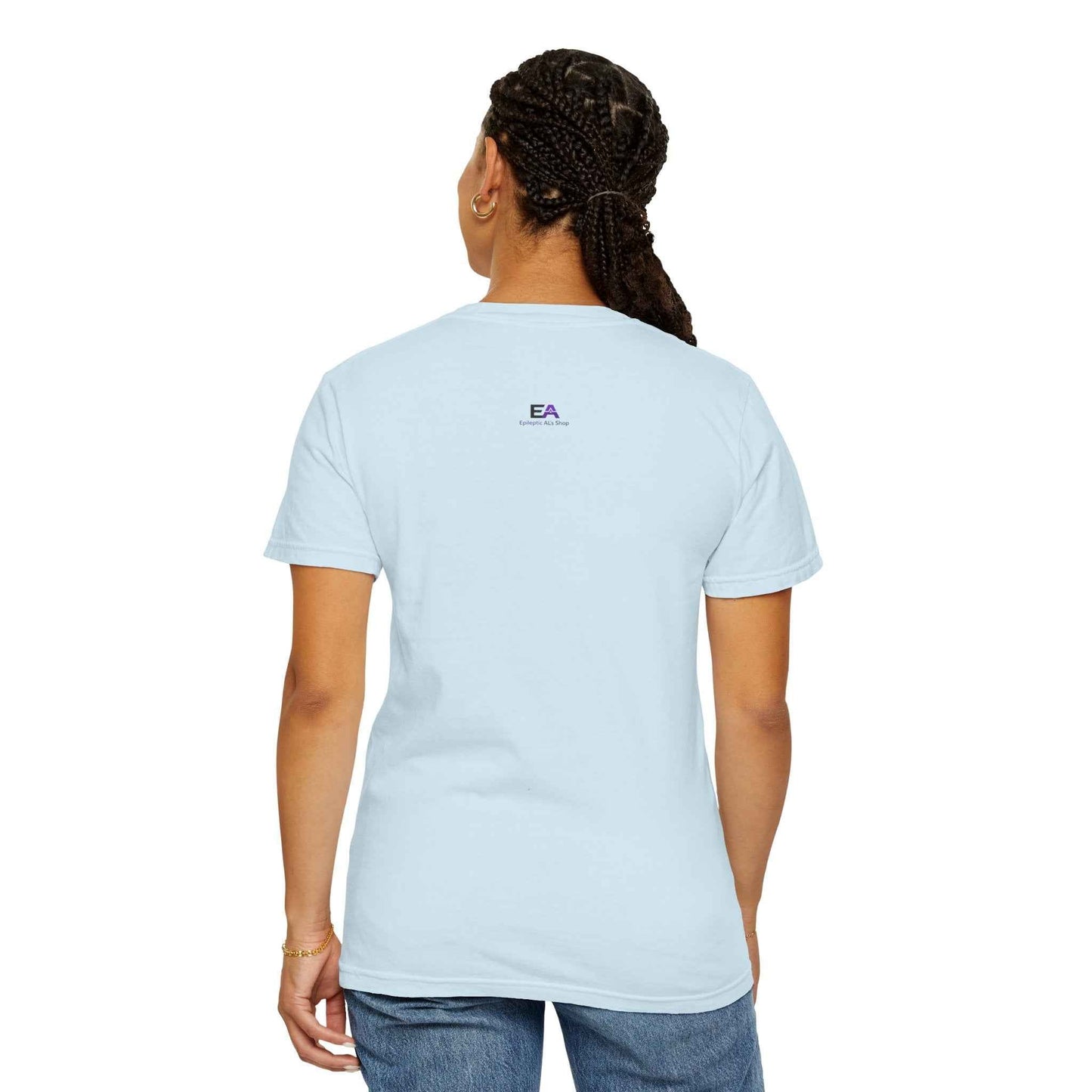 Steady Light EEG Wave T-Shirt – Minimal Epilepsy Awareness Graphic Tee