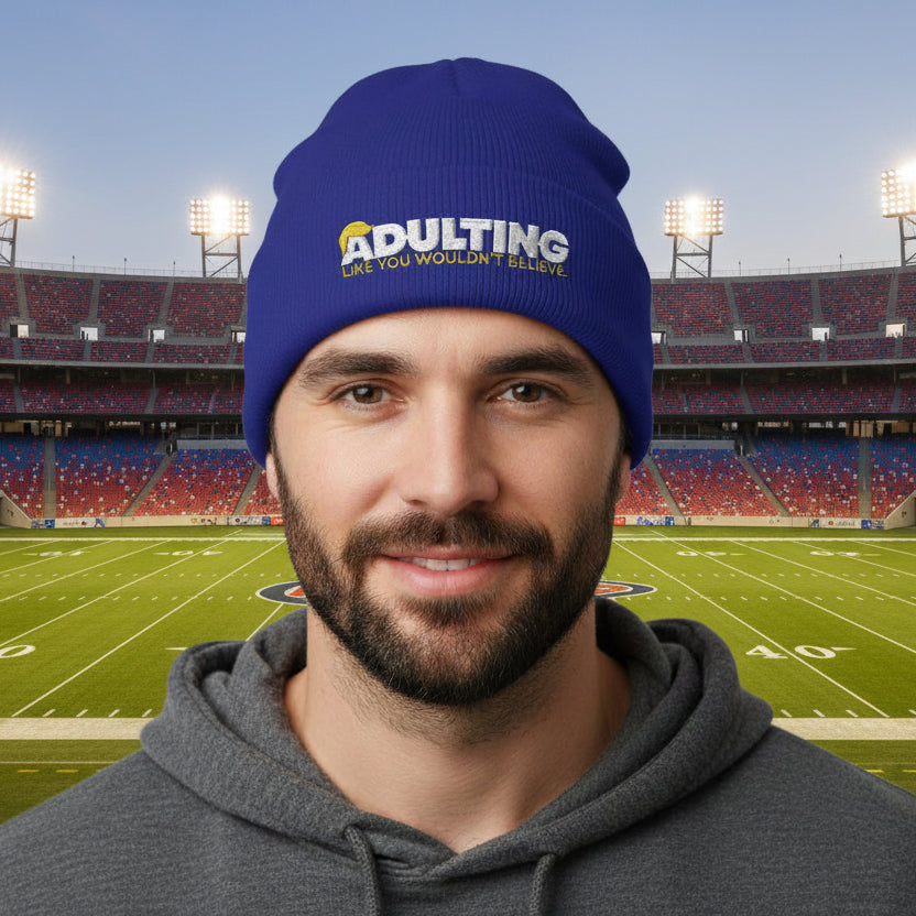 Adulting, Like You Wouldn’t Believe – Cuffed Knit Beanie
