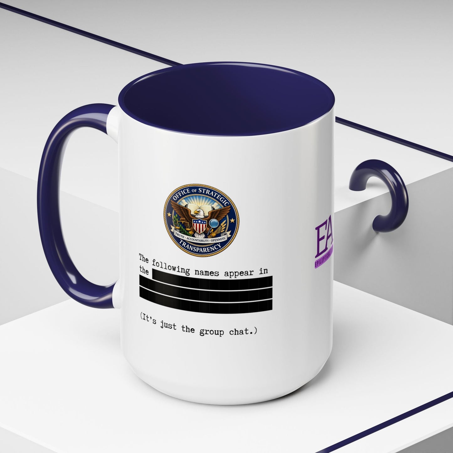 Unsealed Documents Coffee Mug – Redacted Files Political Satire Mug