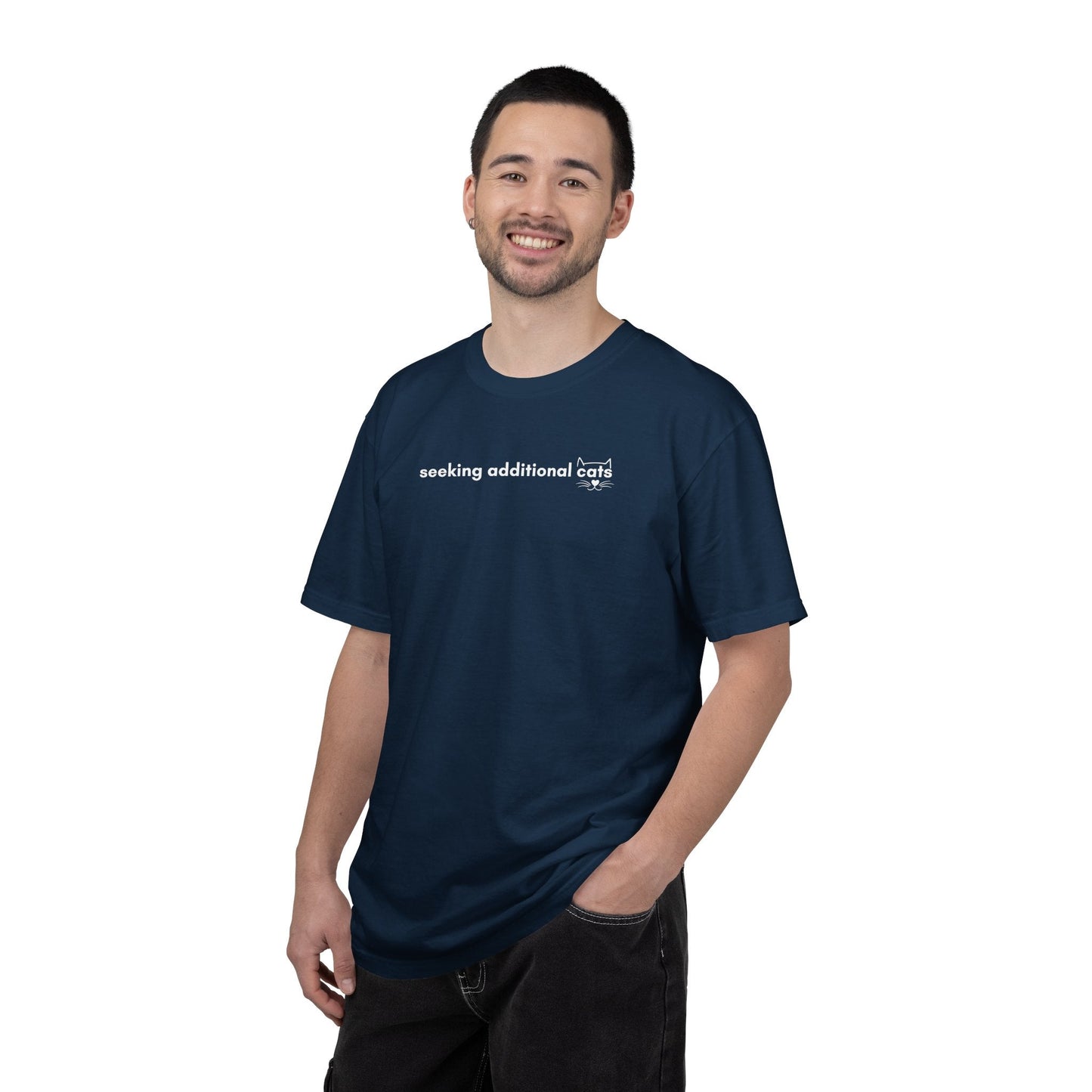 Seeking Additional Cats T-Shirt | Cat Lover Minimal Tee