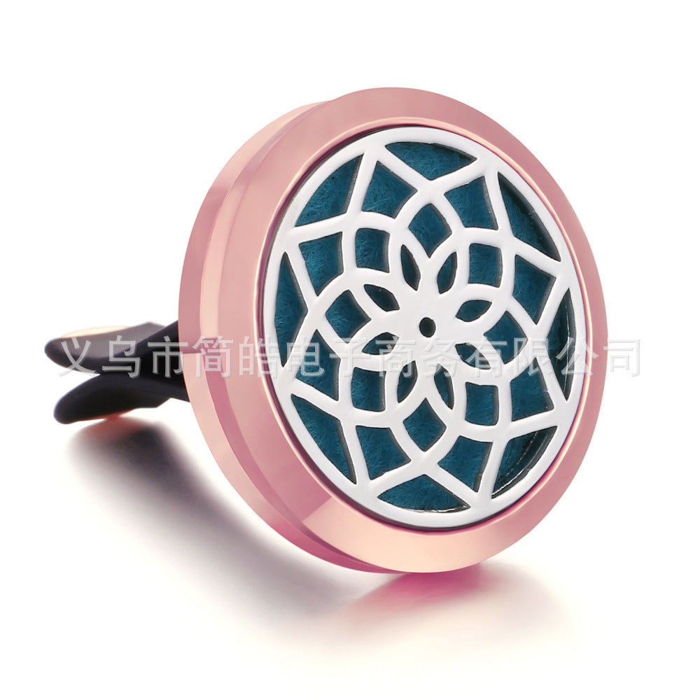 Rose Gold Car Air Freshener Clip with Decorative Box