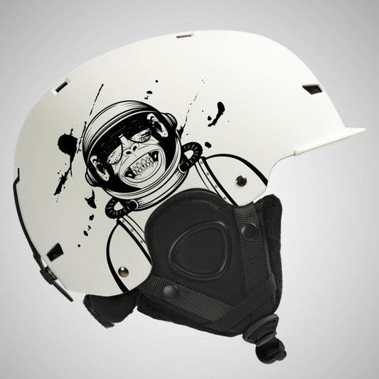 Adult Single And Double Board Snow Goggles Integrated Crash Helmet