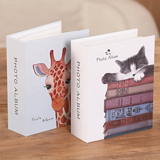 6 Inch Photo Album 100 Pockets Picture Storage Scrapbooking Sticker Case Cartoon Photo Album Book Frame for Children Gift House Decoration DIY Memorable Gifts For Loved Ones