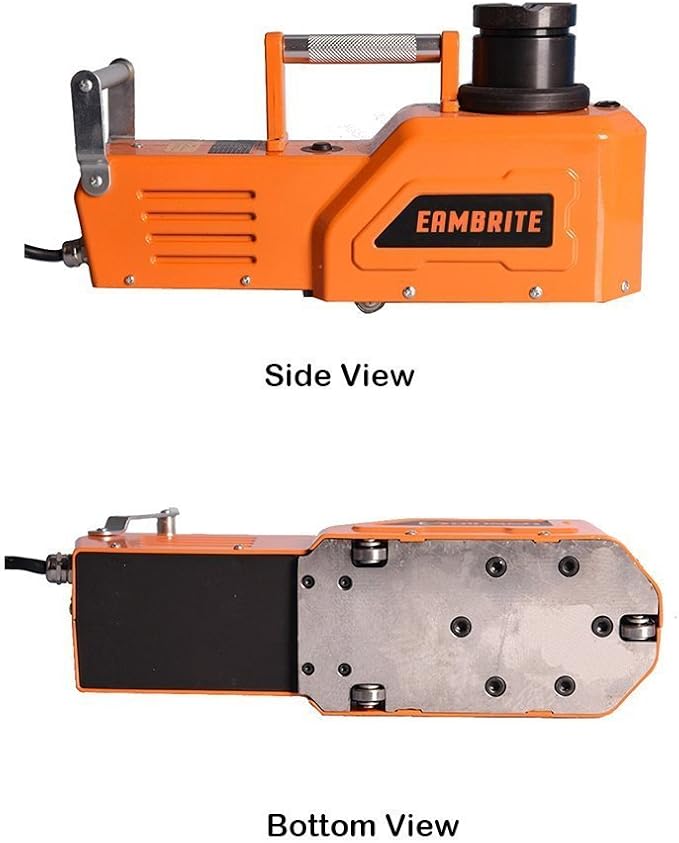EAMBRITE 12V DC Heavy Duty 15 Ton 33000lbs Hydraulic Car Floor Jack with LED Light Electric Car Jack for SUV and RV, Trucks, Sedan, Van