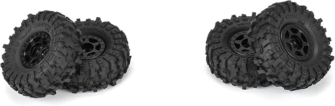 Pro-Line Racing 1/24 MT Baja Pro X F/R 1.0 Tires MTD 7mm Blk 4 PRO1021510 RC Tire