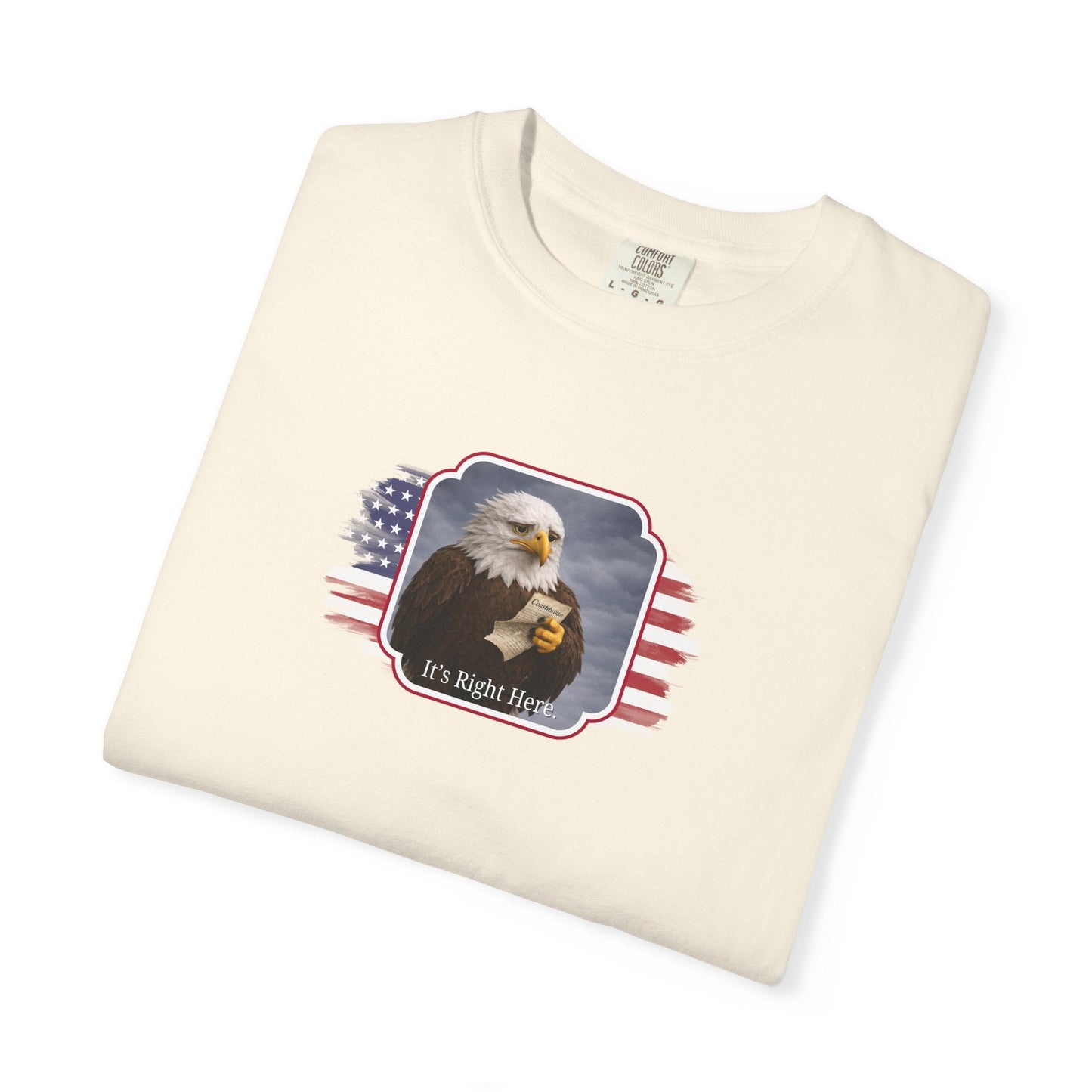 “It’s Right Here” Political Parody T-Shirt
