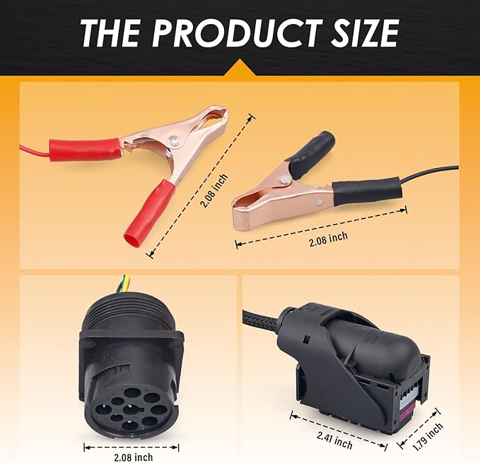 Engine Diagnostic Cable Compatible with Paccar MX13 EPA17 ACM Engine Fit for Heavy Duty/Commercial Vehicles Diagnose Issues Wiring Harness