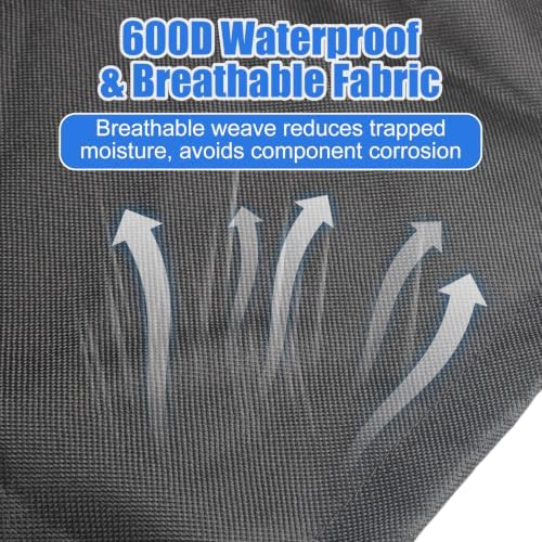 600D Snow Plow Cover, Waterproof Hydraulic Snow Parka
