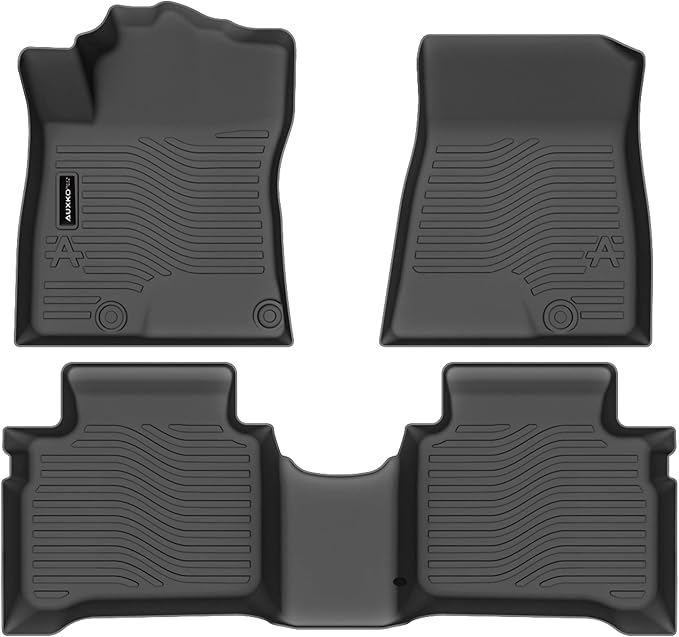 All Weather Floor Mats Fit for 2023 2024 2025 Kia NIRO(Include Hybrid Not PHEV or EV) TPE Rubber Liners Set NIRO Accessories All Season Guard Odorless Anti-Slip Floor Mats