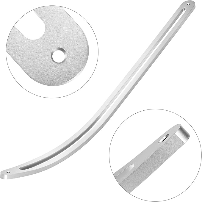 QWORK Car Dent Removal Tool Kit, Stainless Steel Auto Fender Repair Puller, Crowbar Tools Hook Rods, Lifter Big Curved Rod, with Curved Rods, Rubber Mallet, and Hooks