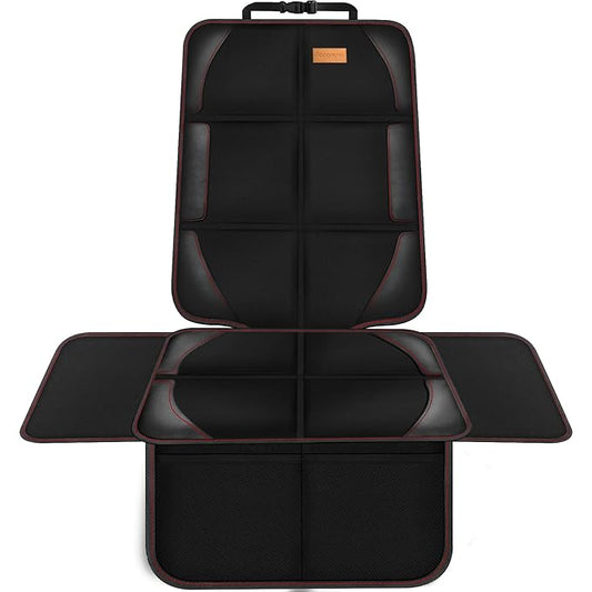 Bacgnyer Car Seat Protector, 1 Pack, Thickest Padded 600D Fabric Padding, Waterproof, Durable, Anti Slip Backing, Child Seat Protection, Suitable for Babies, Toddlers, Children