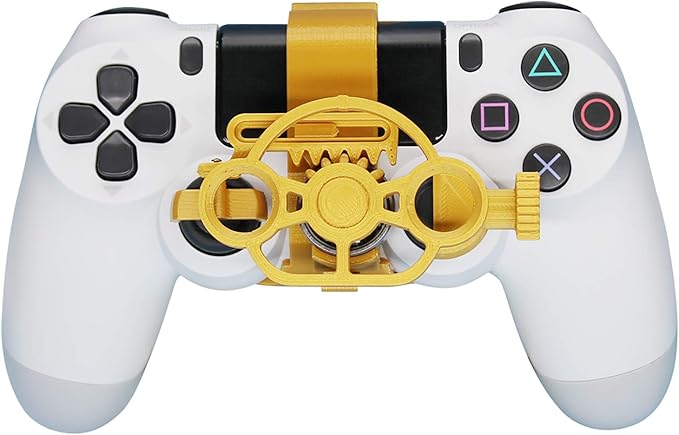 LICHIFIT Game Controller Mini Steering Wheel Replacement for Sony PS4 Racing Game Accessories
