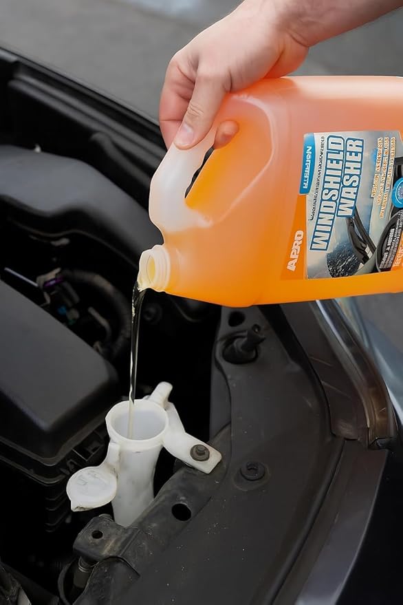 ABRO Car Windshield Washer Fluid: 1 Gallon, All Season/Weather Vehicle Window Cleaner | Streak-Free Clean | Bug and Tar Remover for Cars - 2 Pack