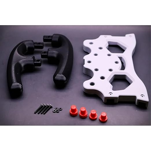 F1 Racing Wheel Mod Kit for Logitech G29 G920 G923, Professional Simulator Upgrade, Ergonomic Controls & Quick-Install Bracket, Gift for Sim Racer or Motorsports Enthusiast (Black)