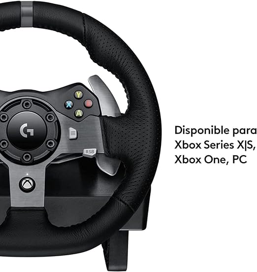 Logitech Driving Force G920 Steering Wheel and Pedals, 941-000123 (Steering Wheel and Pedals f/PC and Xbox One)