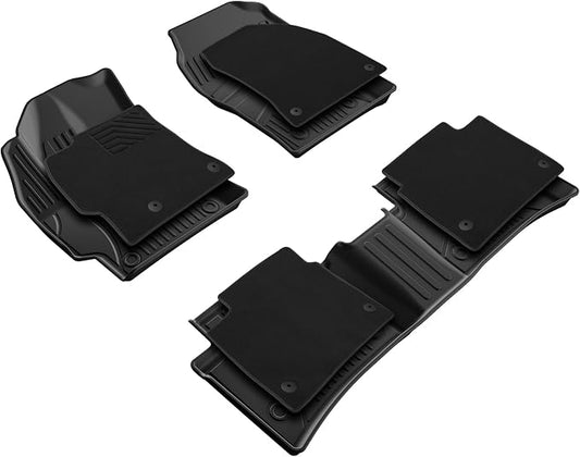 2026 Corolla Floor Mats Compatible with 2020-2024 2025 Toyota Corolla Sedan, AOMSAZTO All Weather Protection Floor Liners 2-Layer Comfortable Carpet Car Mats Corolla Accessories, Black