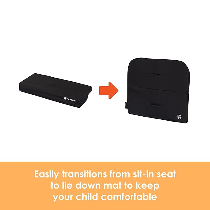Baby Trend Stroller Wagon Seat2Mat, Black