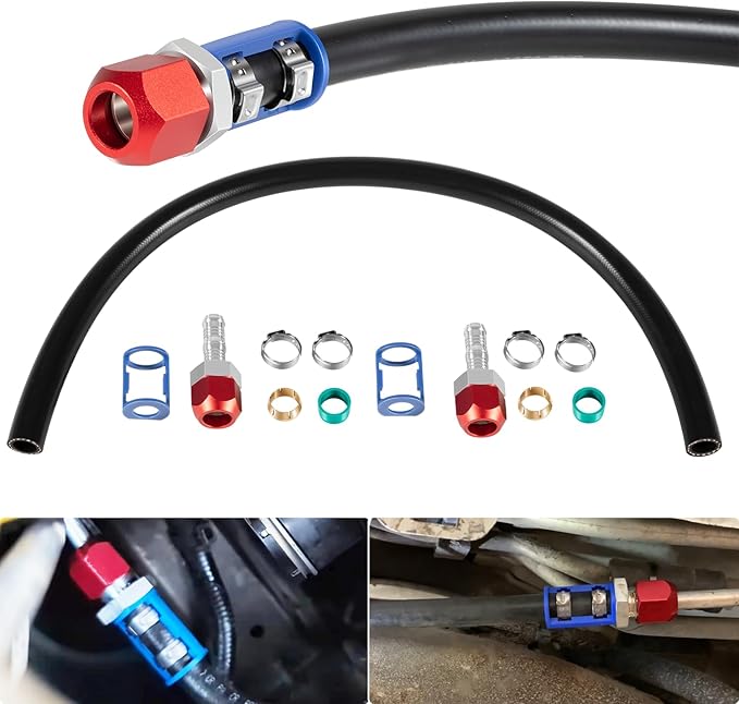 800-670 A/C Line Splice Kit for 5/8 Line With No.10 Hose, A/C Air Conditioning Repair Splice Connector, Universal Fit For 5/8'' Hose to Hard Lines Repair