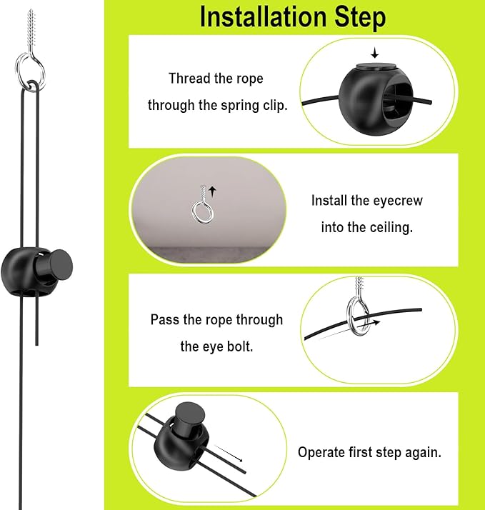 BFXM Garage Tennis Ball Parking Aid, Parking Guide System for Garage Accessories, Stop Indicator, Parking Assist Ball, Aid-Parking Kit, Garage Car Stopper, Pack of 2