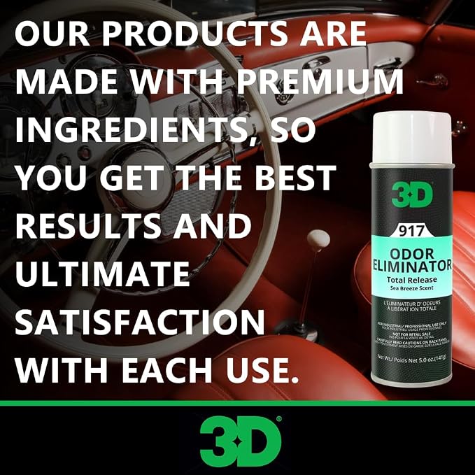 3D GLW Odor Eliminator Spray (16 oz) & Total Release Fogger (Sea Breeze, 5 oz) – Dual Action Air Freshener for Lasting Odor Control