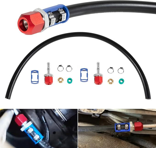 800-673 A/C Line Splice Kit for 5/16 Line With No.6 Hose, A/C Air Conditioning Repair Splice Connector, Universal Fit For 5/16'' Hose to Hard Lines Repair
