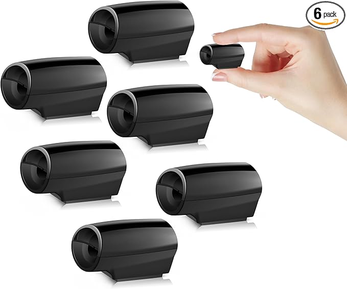 SINGARO 6 Pack Car Deer Whistle Warning for Car Horn Unit, Deer Whistle for Vehicles with Rubber Pads, Car Exterior Accessories, Suitable for Cars, Trucks, Motorcycles