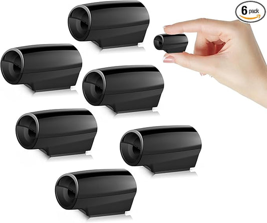 SINGARO 6 Pack Car Deer Whistle Warning for Car Horn Unit, Deer Whistle for Vehicles with Rubber Pads, Car Exterior Accessories, Suitable for Cars, Trucks, Motorcycles