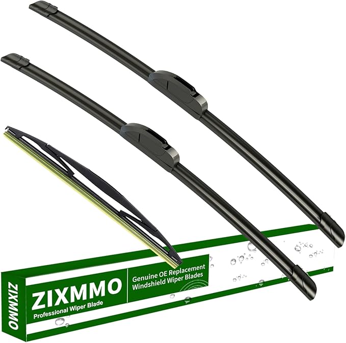 26"+21" windshield wiper blades with 12" Rear Wiper Blades Set Replacement for 2007 2008 2009 2010 2011 2012 2013 Acura MDX -Original Factory Quality，Easy Install (Set of 3)