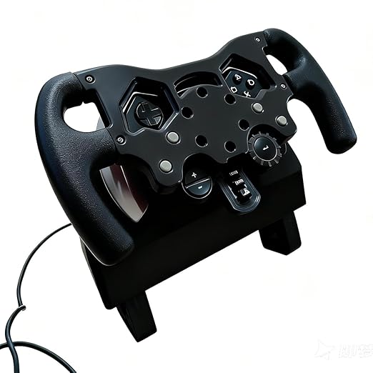 F1 Racing Wheel Mod Kit for Logitech G29 G920 G923, Professional Simulator Upgrade, Ergonomic Controls & Quick-Install Bracket, Gift for Sim Racer or Motorsports Enthusiast (Black)