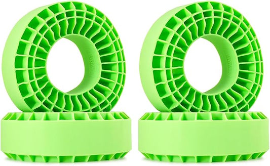 INJORA Silicone Rubber Insert for 118-122mm 4.75" OD 1.9" Wheel Tires(Large Green)