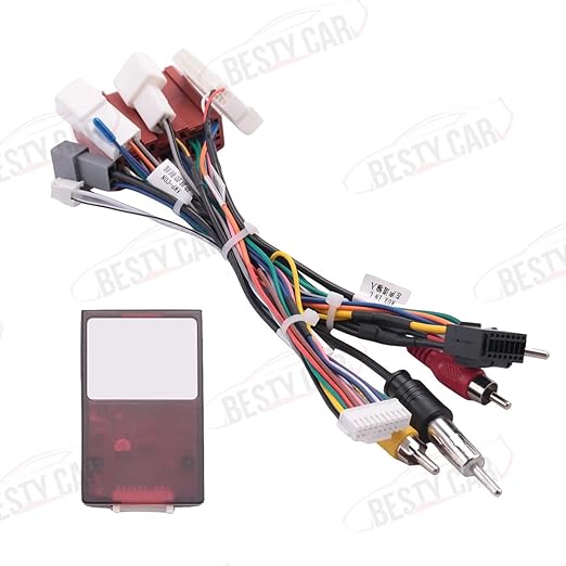 16pin Car Stereo Radio Power Retrofit Harness Wiring Cable Adapter fit for Mazda 6 Atenza CX-5 2012-2016 Support Factory Bose Amplifier Steering Wheel Control