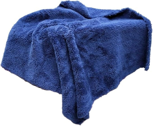 3/5/10pcs Car Wash Microfiber Towel 40x40CM - 350GSM Edgeless Soft Polishing & Drying Cloth Set fit for Detailing, Waxing and Streak-Free Cleaning(10Pcs Blue)