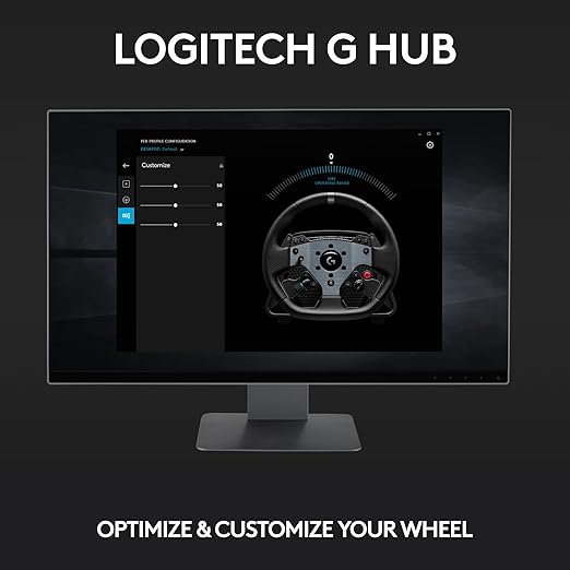 Logitech G PRO Racing Wheel - Steering Wheel for PC, PS4, PS5, Direct Drive 11 Nm Force, Ultra-Realistic Feedback, Magnetic Gear Shift Paddles, Dual Clutch, PRO Button Layout