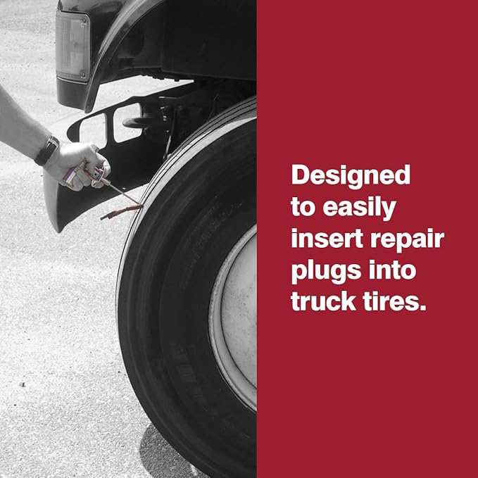 Safety Seal Tire Repair Kit – Truck Deluxe Kit, 30 Repairs (8"), 4.75" Probe, Case Kit, Tubeless Tire Repair for Trucks & Commercial Vehicles