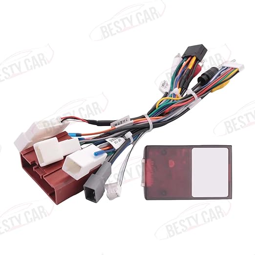 16pin Car Stereo Radio Power Retrofit Harness Wiring Cable Adapter fit for Mazda 6 Atenza CX-5 2012-2016 Support Factory Bose Amplifier Steering Wheel Control