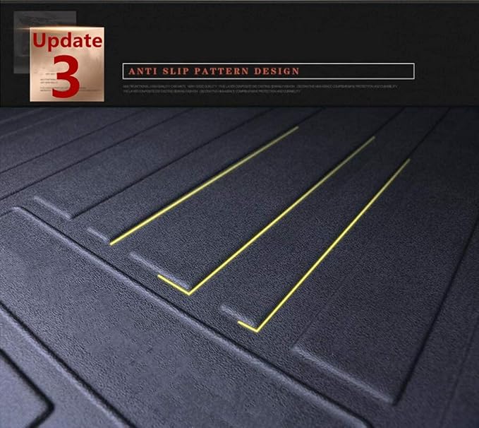 Cargo Liners for 2018-2026 Camry All Weather Rear Floor Trunk Tray Mats | Protector 3D Waterproof Durable Odorless Flexible Black TPO Accessories for Toyota 2018-2026 Camry