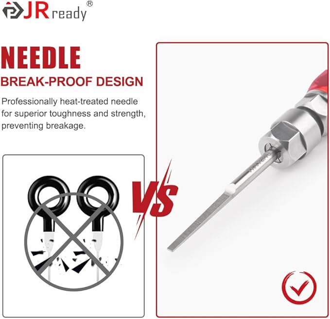 JRready ST5282 Electrical Pin Extractor Tools for AMP/Delphi Metripack/TE/JST/Deutsch Connectors, Pin Removal Tool Kits for Car Repair Electrical Harness and Connectors disassemble terminals